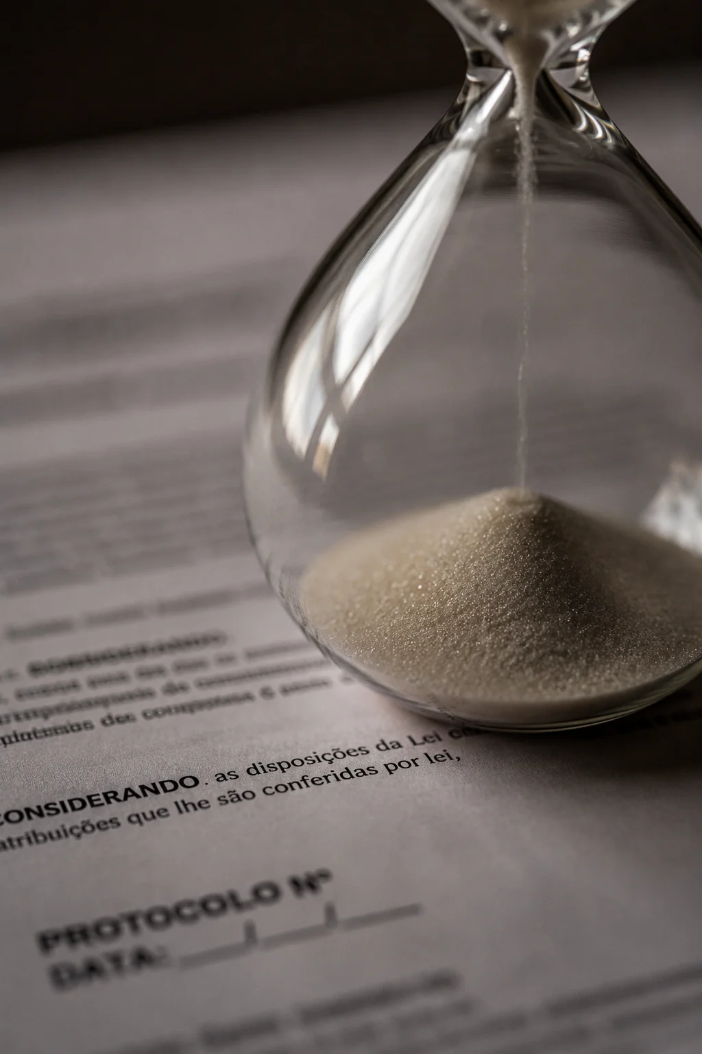 Processos físicos e avisos de recebimento